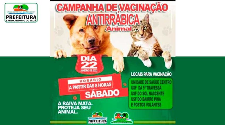 ATENÇÃO: Não deixe de levar seu Pet para vacinar